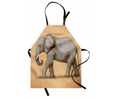 Sketch Art Animal Apron