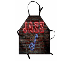 All Jazz Sign Brick Wall Apron