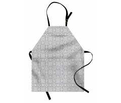 Concentric Round Squares Apron