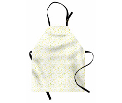 Narcissus and Dots Pattern Apron