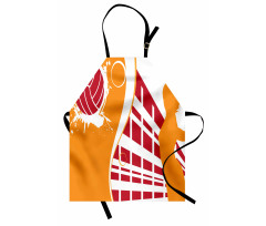 Summer Tones Lady Player Apron