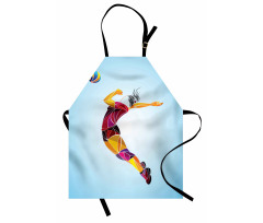 Colorful Modern Player Apron