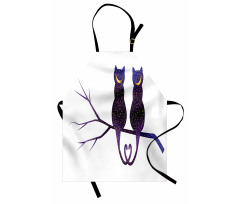 Cats Depicted as Night Apron