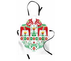 Flora Dala Horse Apron