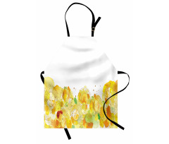 Watercolor Sunflowers Apron