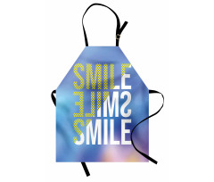 Modern Design Positive Word Apron