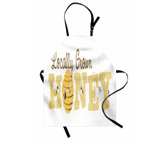 Locally Grown Calligraphy Apron