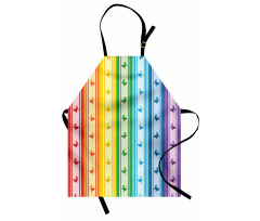 Stripe Rainbow Pattern Apron