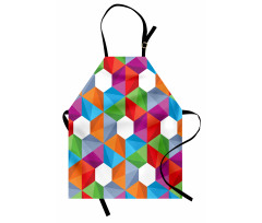 Retro Mosaic Triangle Apron