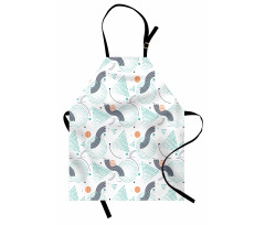 Dots Triangles Stripes Apron