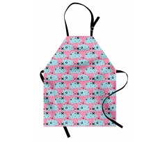 X and O Motifs Spot Apron