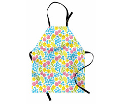 Spring Daffodil Tulip Mimosa Apron