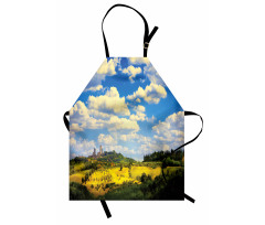 Historic Village Scenery Apron