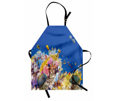 Tropical Corals Fish Apron