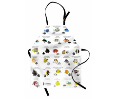 Underwater Aquatic Species Apron