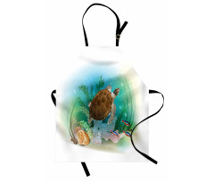 Sea Turtles Underwater Apron