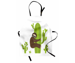 Lazy Hugging Cactus Apron