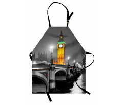 Big Ben Bridge Night Apron