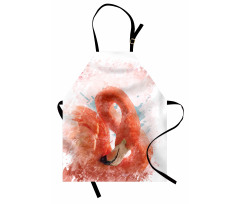 Exotic Bird Watercolor Apron