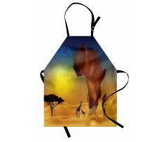 Tropical Wild Animal Apron