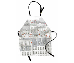 Paris Aerial Scenery Apron