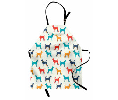 Retro Dog Apron