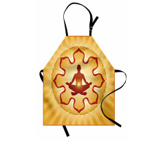 Lotus Balance Striped Apron