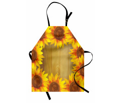 Flower Frame Circle Apron