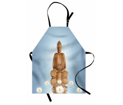 Meditation Zen Flower Apron