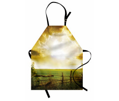 Sunset on Spring Field Apron