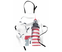 Seagulls Beach Sea Apron