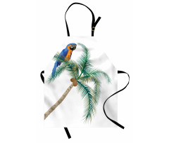Parrot Coconut Palms Apron