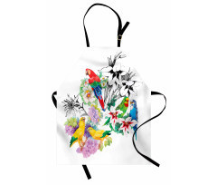 Floral Foliage Garden Apron