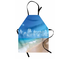 Tropical Ocean Waves Apron