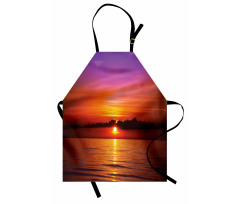 Colorful Beach Sunset Apron