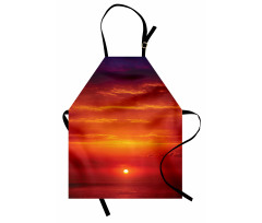 Morning Sunrise Ocean Apron