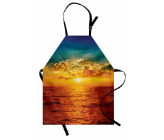 Sunset Seaside Clouds Apron