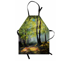 Fall Forest Landscape Apron