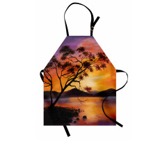 River Mountain Sunset Apron