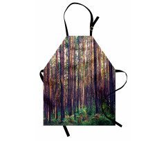 Fall Trees Forest Trunks Apron