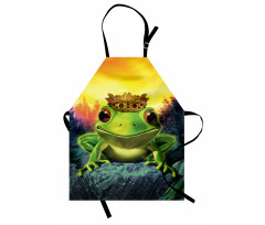 Frog Prince with Crown Apron