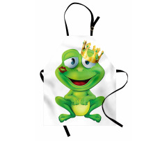 Crown Frog Prince Apron