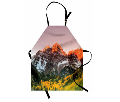 America Mountain Peaks Apron