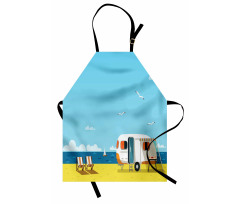 Coastline Clouds Scenery Apron