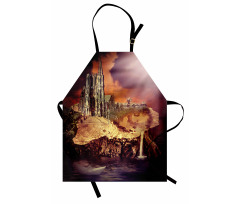 Fantasy Castle Village Apron