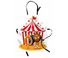 Fire Hoop Circus Tent Apron