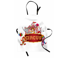 Nostalgic Circus Tent Apron