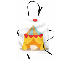 Furry Cat in a Circus Apron
