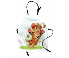 Cub with Butterflies Apron