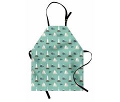 Lighthouse Sailing Boats Apron